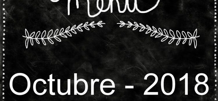 Menú Octubre Menú Octubre